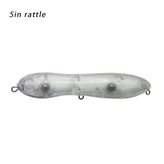 12.5cm/5inch pencil lure blank catfish rattle