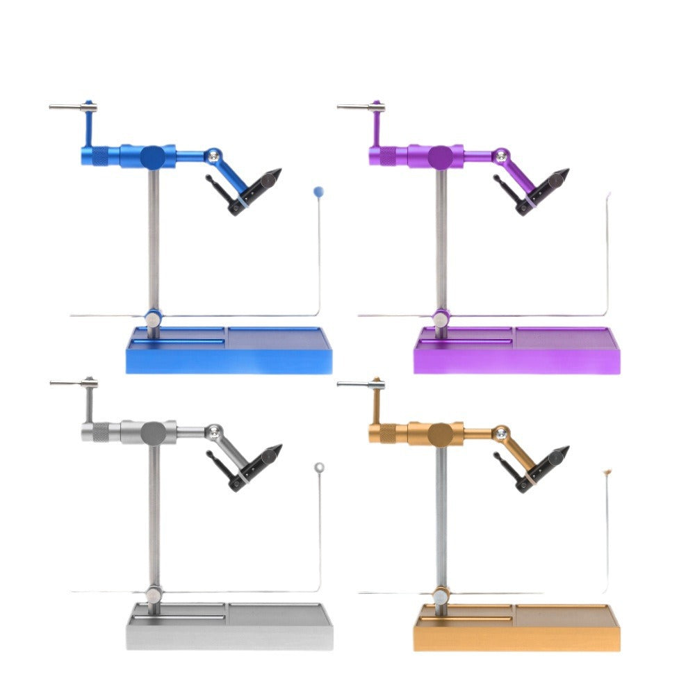 Fly Tying Platform Rotating Fly Iron Plate Tie Hook Tools Set